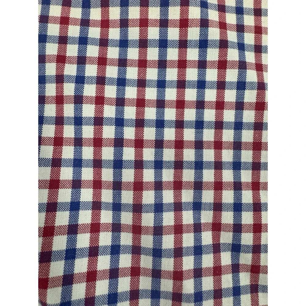 Polo Ralph‎ Lauren Regent Button Down Shirt Mens 18 Custom Fit Red Blue Gingham